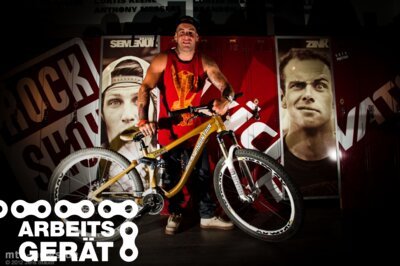 Arbeitsgerät: das Rocky Mountain Slayer Slopestyle von Jordie Lunn