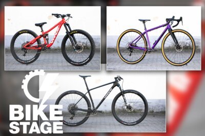 BikeStage 2023 – Vpace: Fred26 Kinder-Downhiller, Michl Kinder-Gravelbike, C4M Race-Hardtail